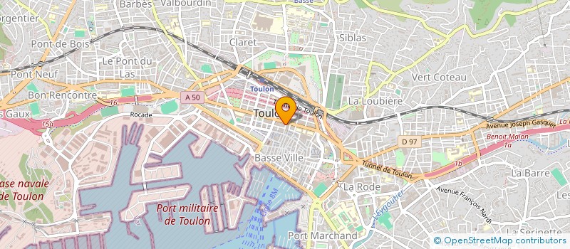 localisation de l'entreprise OPERA  TOULON