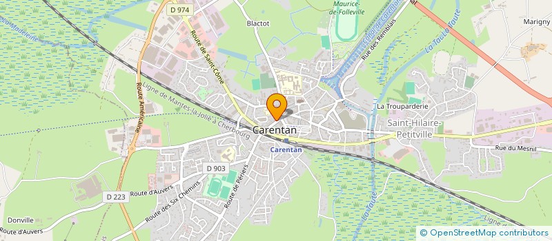 localisation de l'entreprise OPERA  CARENTAN-LES-MARAIS