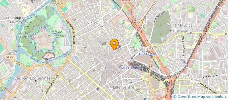 localisation de l'entreprise OPERA à LILLE