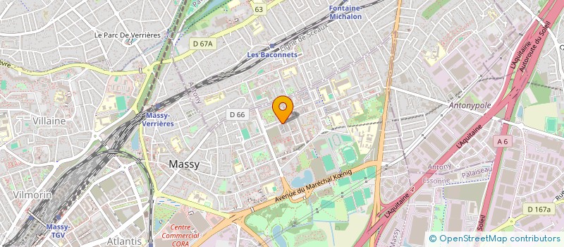 localisation de l'entreprise OPERA BH  MASSY