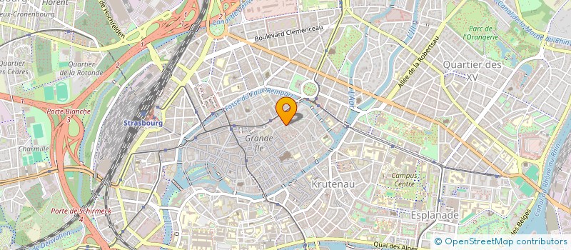 localisation de l'entreprise OPERA BIS à STRASBOURG