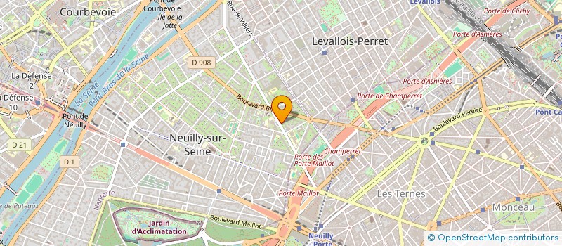 localisation de l'entreprise OPERA CELESTINS à NEUILLY-SUR-SEINE