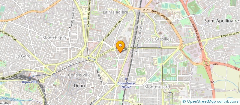 localisation de l'entreprise OPERA DE DIJON  DIJON