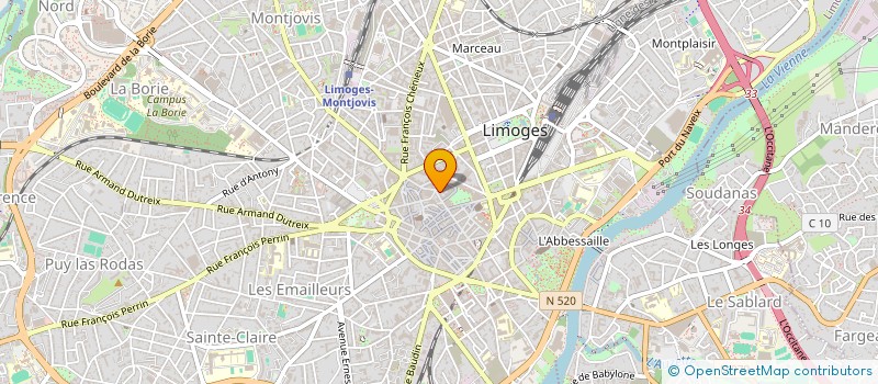 localisation de l'entreprise OPERA DE LIMOGES à LIMOGES