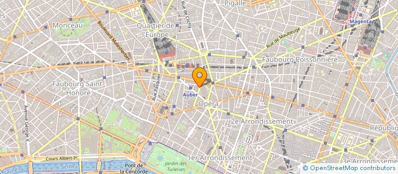 localisation de l'entreprise OPERA EQUIPAGE  PARIS