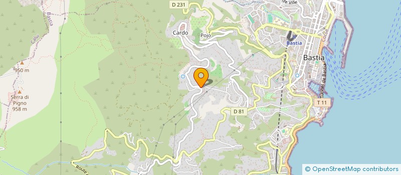 localisation de l'entreprise OPERA FAME à BASTIA