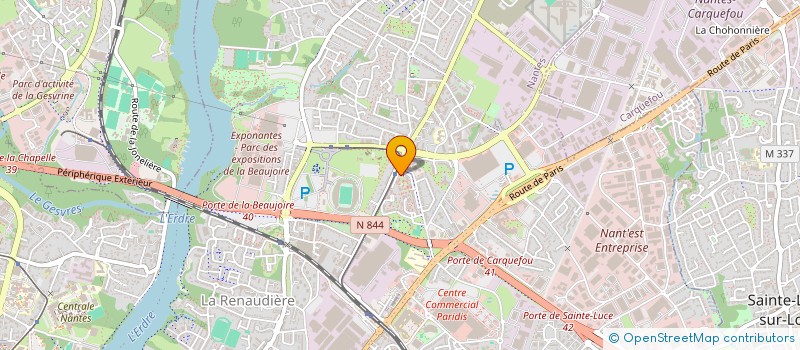 localisation de l'entreprise OPERA  LA VOIX DE L'UNIVERS  NANTES