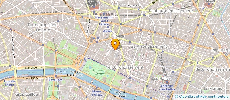 localisation de l'entreprise OPERA LINGERIE à PARIS