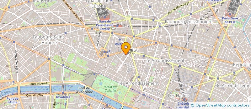localisation de l'entreprise OPERA MARKET à PARIS