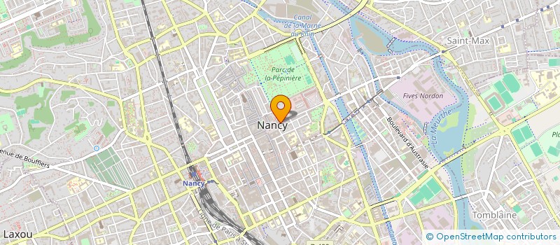 localisation de l'entreprise OPERA NATIONAL DE NANCY-LORRAINE  NANCY