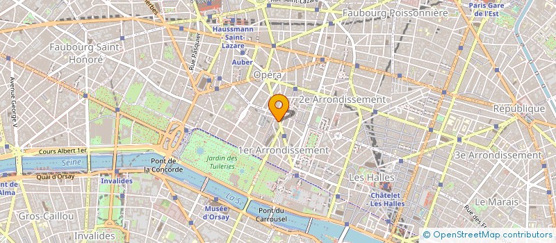 localisation de l'entreprise OPERA PRODUCTION à PARIS