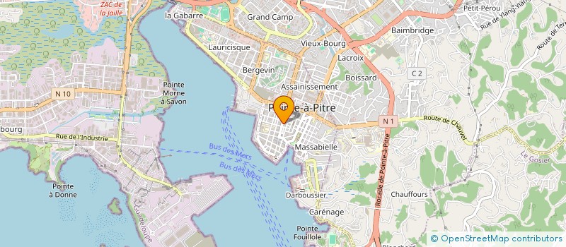 localisation de l'entreprise OPERA SOLEIL à POINTE A PITRE