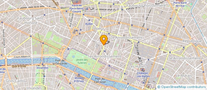 localisation de l'entreprise OPERA VINGT SIX à PARIS