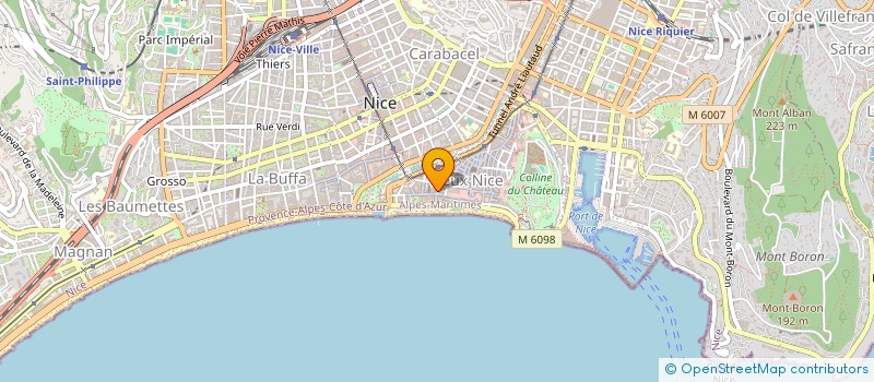 localisation de l'entreprise OPERA VINS à NICE