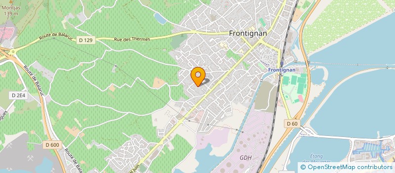 localisation de l'entreprise OPERA VOYAGEUR à FRONTIGNAN