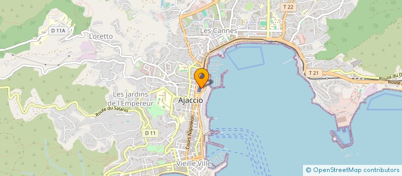 localisation de l'entreprise OPERAE à AJACCIO