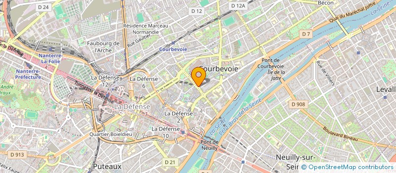localisation de l'entreprise OPERAL à COURBEVOIE