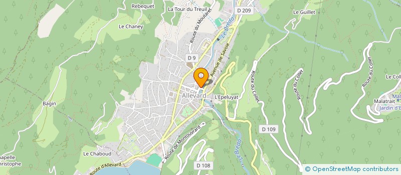 localisation de l'entreprise OPERASTAGE  ALLEVARD