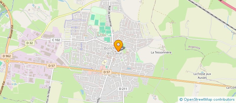 localisation de l'entreprise OPERATION BOULE DE NEIGE  BONCHAMP-LES-LAVAL