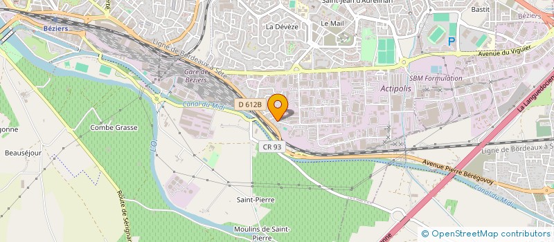 localisation de l'entreprise OPERATIONET.CONSEILS  BEZIERS