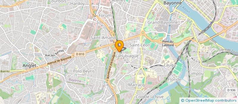 localisation de l'entreprise OPERATIONS DE MONTAGE ET D'AMENAGEMENT DU GROUPE ETCHART à BAYONNE