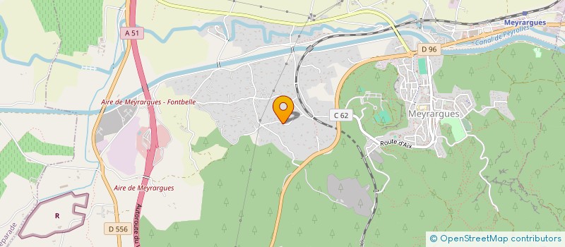 localisation de l'entreprise OPERATIONS ET SYSTEMES  MEYRARGUES