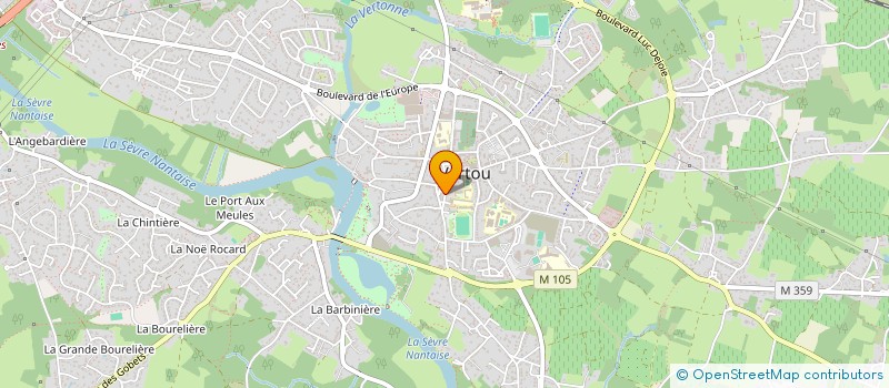 localisation de l'entreprise OPERIA  VERTOU