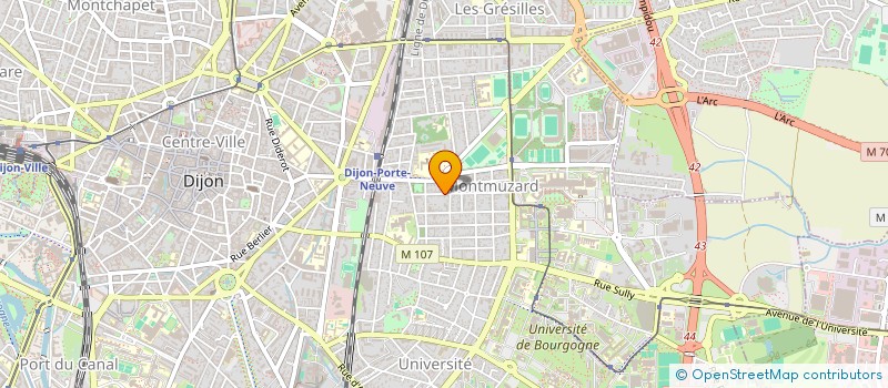 localisation de l'entreprise OPEVI à DIJON