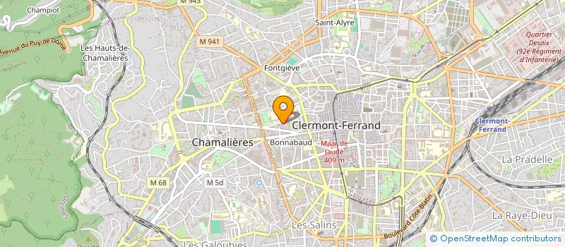 localisation de l'entreprise OPEVVA  CLERMONT-FERRAND