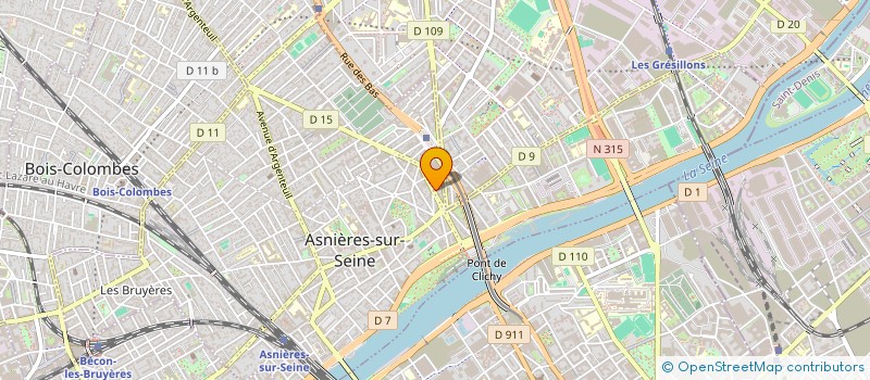 localisation de l'entreprise OPEX à ASNIERES-SUR-SEINE