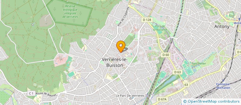 localisation de l'entreprise OPEXYM à VERRIERES-LE-BUISSON