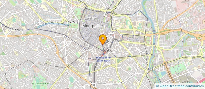 localisation de l'entreprise OPF à MONTPELLIER