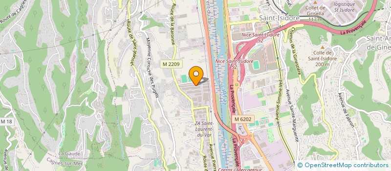 localisation de l'entreprise OPF à SAINT-LAURENT-DU-VAR