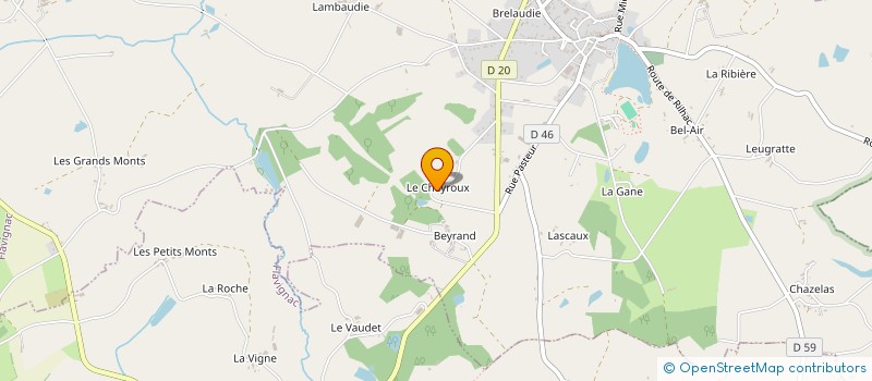 localisation de l'entreprise OPF LIMOGES  FLAVIGNAC