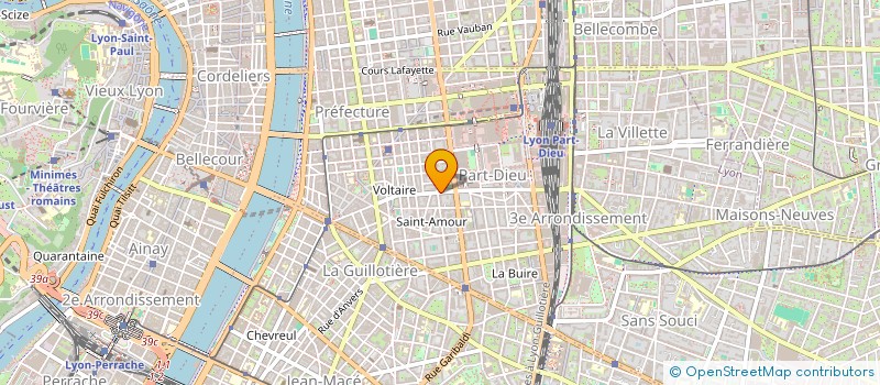 localisation de l'entreprise OPFAM FONCIERE  LYON