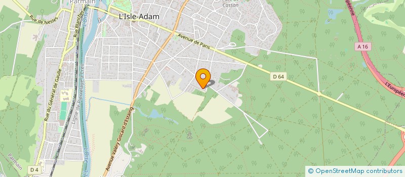 localisation de l'entreprise OPFIDEL  L'ISLE-ADAM