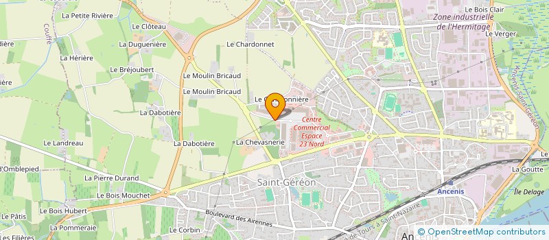 localisation de l'entreprise OPG à ANCENIS-SAINT-GEREON