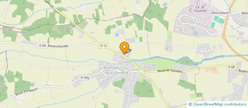 localisation de l'entreprise OPGAINES à BONREPOS-SUR-AUSSONNELLE