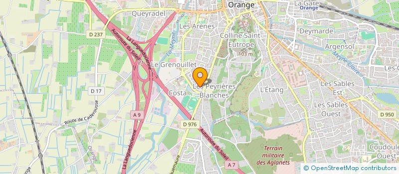 localisation de l'entreprise OPGC25  ORANGE