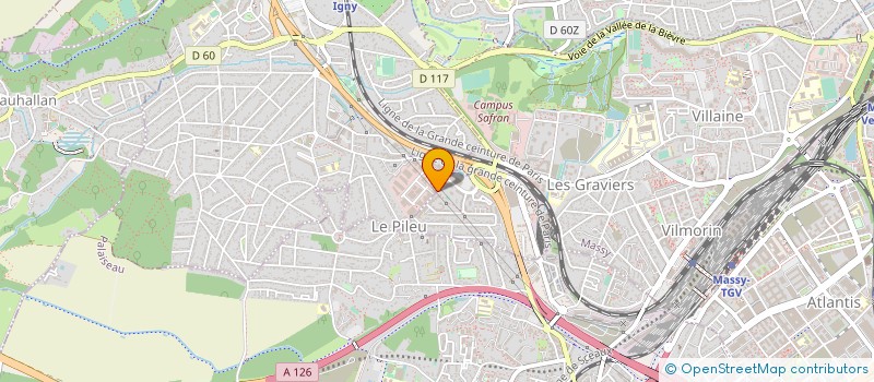 localisation de l'entreprise OPGO à MASSY