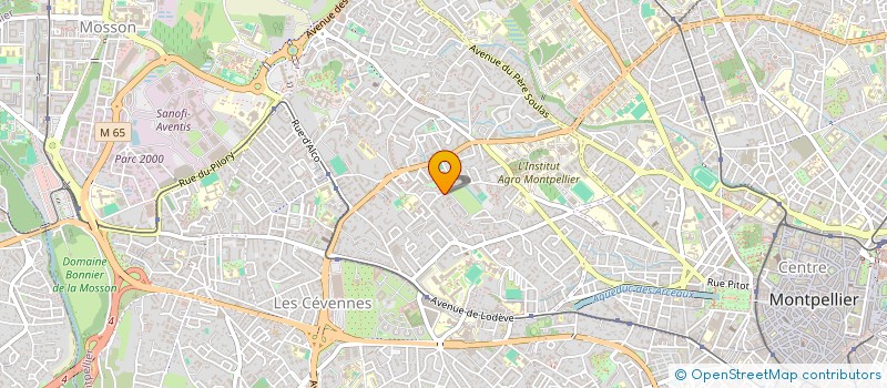 localisation de l'entreprise OPH à MONTPELLIER