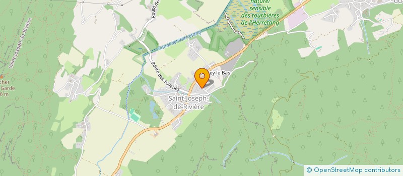 localisation de l'entreprise OPH'AMANDE  SAINT-JOSEPH-DE-RIVIERE