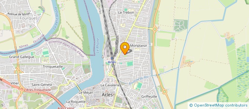 localisation de l'entreprise OPH CONSTRUCTION  ARLES