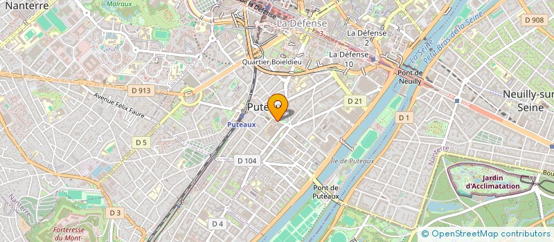 localisation de l'entreprise OPH RIVES DE SEINE HABITAT à PUTEAUX