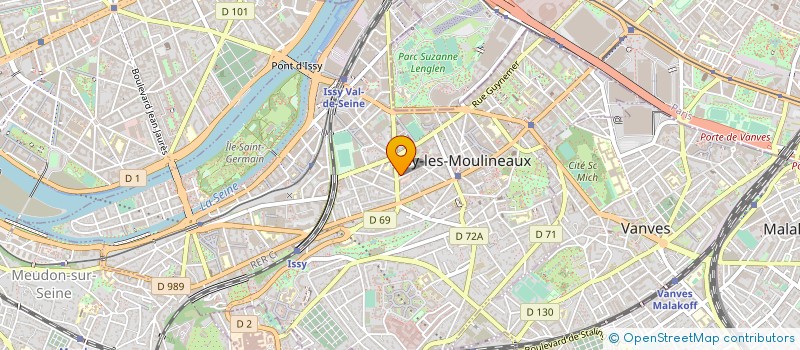 localisation de l'entreprise OPH SEINE OUEST HABITAT à ISSY-LES-MOULINEAUX