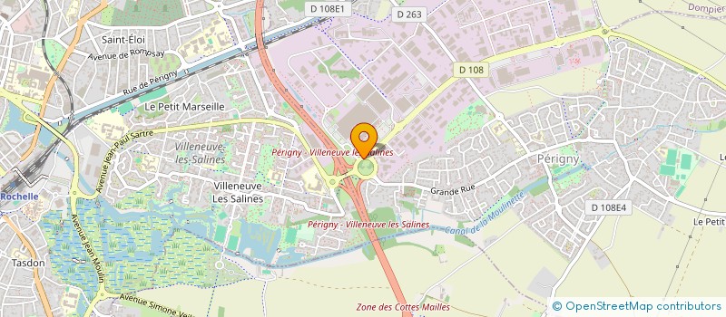 localisation de l'entreprise OPHEDINE  PERIGNY