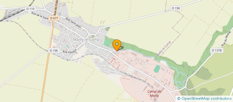 localisation de l'entreprise OPHELIA à MAILLY-LE-CAMP