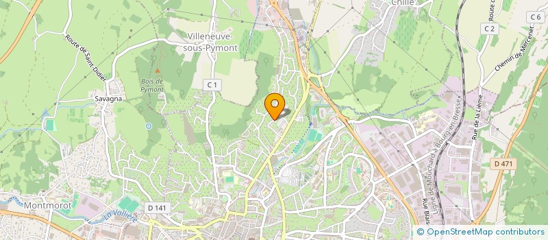 localisation de l'entreprise OPHELIA  LONS-LE-SAUNIER