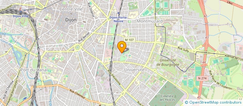 localisation de l'entreprise OPHELIB SAP à DIJON