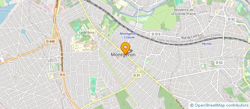 localisation de l'entreprise OPHELIE à MONTGERON
